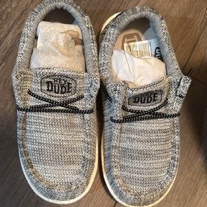 Hey Dude Charcoal Wally Shoes Size 12 Toddler